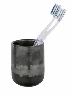 Badzubehör|Badaccessoires>SCHÖNER WOHNEN Zahnputzbecher grau
