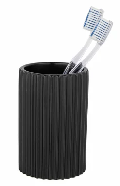 Badzubehör|Badaccessoires>SCHÖNER WOHNEN Zahnputzbecher schwarz