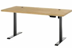 Schreibtisch elektronisch braun^ Bürotische·Höhenverstellbare Schreibtische