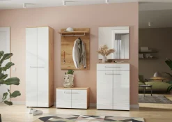 Schuhschrank braunweiß^ Schuhschränke