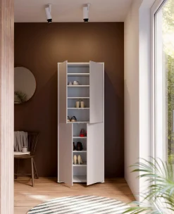 Schuhschrank grau^ Schuhschränke