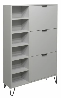 Schuhschränke> Schuhschrank grau
