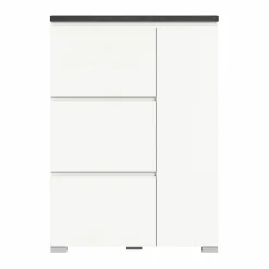 Schuhschrank grauweißsilberfarben^ Schuhschränke