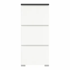 Schuhschrank grauweißsilberfarben^ Schuhschränke