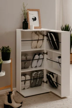 Schuhschrank weiß^ Schuhschränke