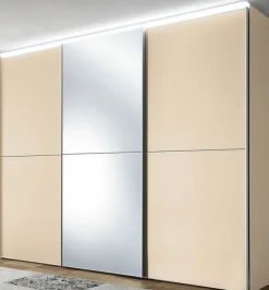 Schwebetürenschrank beigebraun^ Kleiderschränke