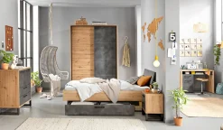 Schwebetürenschrank grau^Kinder Kleiderschränke|Komplettzimmer