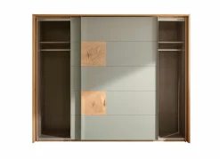 Schwebetürenschrank 2-trg. beigegrün^ Kleiderschränke