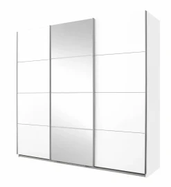Schwebetürenschrank 3-trg. weiß^ Kleiderschränke