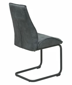 Schwingstuhl grau^ Esszimmerstühle