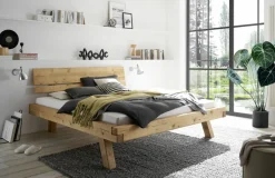 Betten>SELF Balkenbett braun