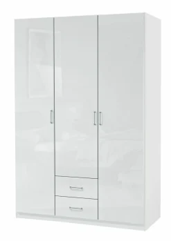 self Drehtüren-Kombi-Schrank 3trg. weiß^ Kleiderschränke