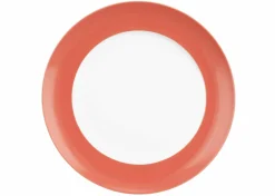Seltmann Frühstücksteller 22,5cm rot^ Speiseteller