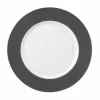 Seltmann Frühstücksteller rund 24cm grau^ Dessertteller