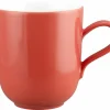 Seltmann Henkelbecher 400ml rot^ Tassen