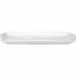 Serviergeschirr>Seltmann Kuchenplatte eckig 35x15cm weiß