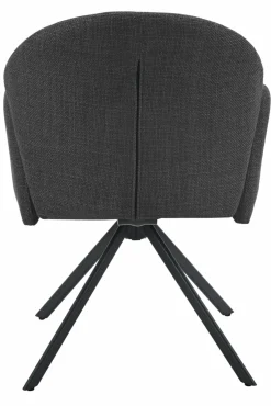 Esszimmerstühle> Sessel mit Armlehne drehbar grau