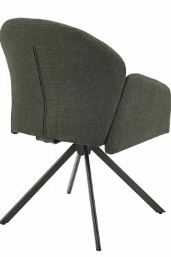 Esszimmerstühle> Sessel mit Armlehne drehbar grün