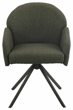 Esszimmerstühle> Sessel mit Armlehne drehbar grün