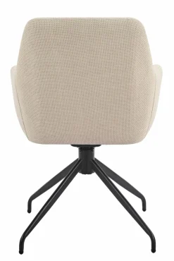Sessel mit Armlehne drehbar beige^ Esszimmerstühle