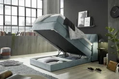 set one by Musterring Boxspringbett blau^ Boxspringbetten|Betten