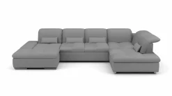 set one by Musterring Eckgarnitur U-Form grau^ Sofas & Couches