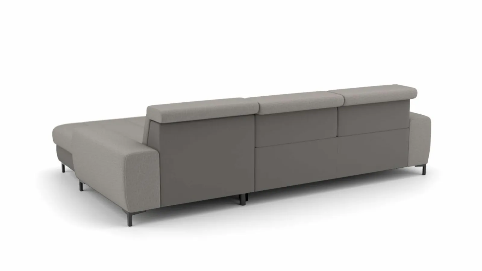 Sofas & Couches>set one by Musterring Eckgarnitur grau