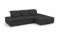 Sofas & Couches>set one by Musterring Eckgarnitur schwarz