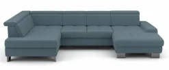 set one by Musterring Wohnlandschaft blau^ Sofas & Couches