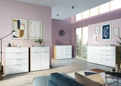 Kommoden & Sideboards|Kommoden> Sideboard braunweiß