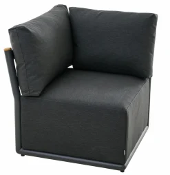 SIENA GARDEN Eckmodul schwarzgrau^ Gartensofas