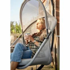 Hängesessel>SIENA GARDEN Gartenhängesessel Set 2-tlg grau
