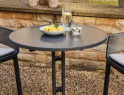 Balkontische|Klapptische>SIENA GARDEN Garten-Klapptisch rund grau