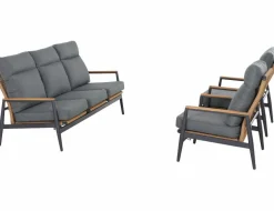 SIENA GARDEN Gartenlounge-Set 3-teilig^ Gartenlounge Sets