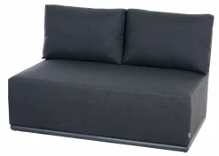 Gartensofas>SIENA GARDEN Gartensofa 2-Sitzer schwarzgrau
