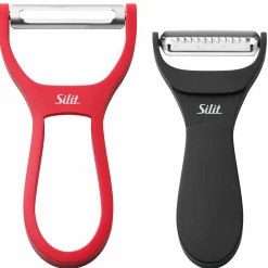 Küchenzubehör>Silit Schäler 2in1 schwarz