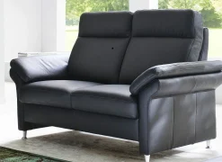 Sofa 2-sitzig schwarz^ Sofas & Couches