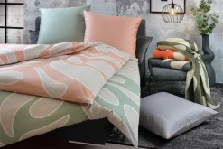 Satin>s.Oliver Satin-Bettwäsche orange
