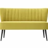 Sofas & Couches> Speisesofa ohne Armlehnen goldfarben