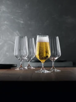 Gläsersets>Spiegelau 4er Bierglas 440ml transparent