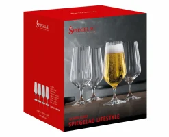 Gläsersets>Spiegelau 4er Bierglas 440ml transparent