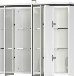 Spiegelschrank weiß^ Badmöbel