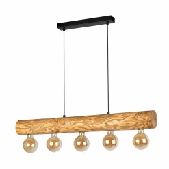 Pendelleuchten>Spot Light Pendelleuchte 5flg schwarzbraun