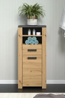 Standschrank braun^ Badmöbel