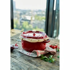 Staub Bräter 24cm rot^ Bräter & Schmortöpfe