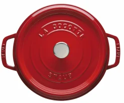 Staub Bräter 24cm rot^ Bräter & Schmortöpfe