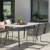 Gartensessel>STERN Freischwinger grau