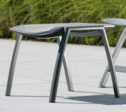 Gartenhocker>STERN Gartenhocker grau