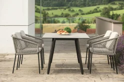 STERN Gartensessel weißbeigeschwarz^ Gartensessel