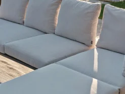 Gartensofas>STERN Lounge-Liege grau